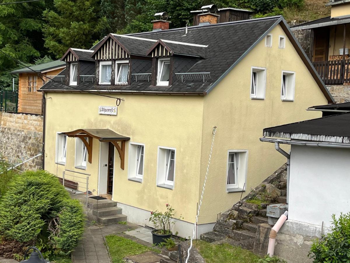 Pension Alpenrose Bad Schandau Exterior photo